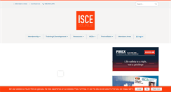 Desktop Screenshot of isce.org.uk