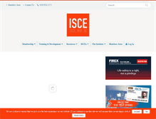 Tablet Screenshot of isce.org.uk