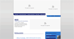 Desktop Screenshot of isce.org.ar