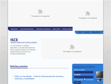 Tablet Screenshot of isce.org.ar
